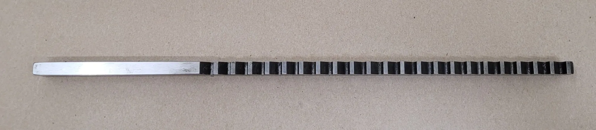 3/8" Hansford Davis #D-4010, Keyseater Broach, 7/8" Height, 1/2" Pitch, 16" Length - Image 6