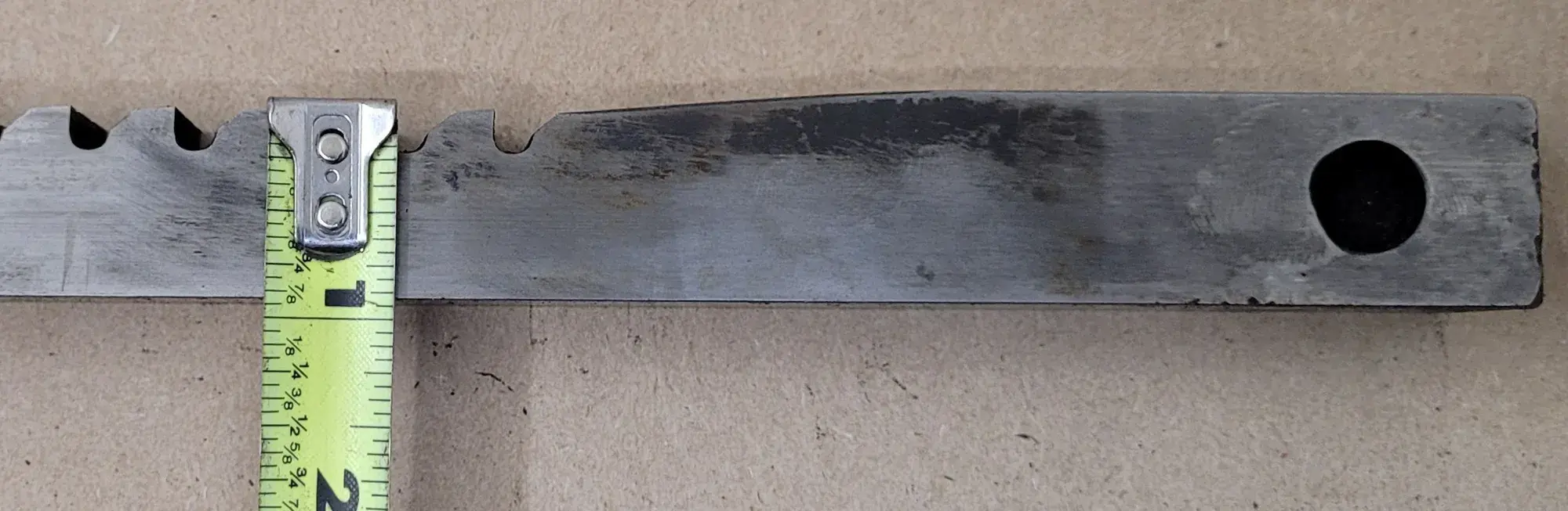 1" Hansford Davis #D-4226, Keyseater Broach, 1" Height, 1/2" Pitch, 20"-24" Length - Image 1