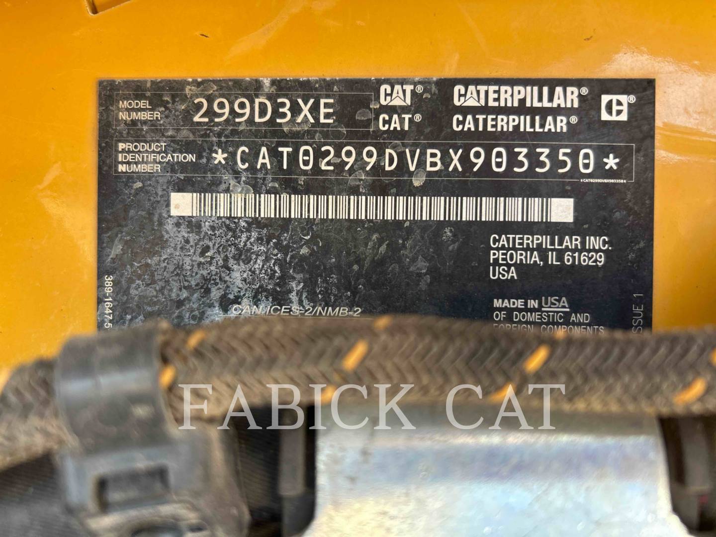 Cat 299D3XE, 809 hours, S/N: BX903350, 2021 - Image 6
