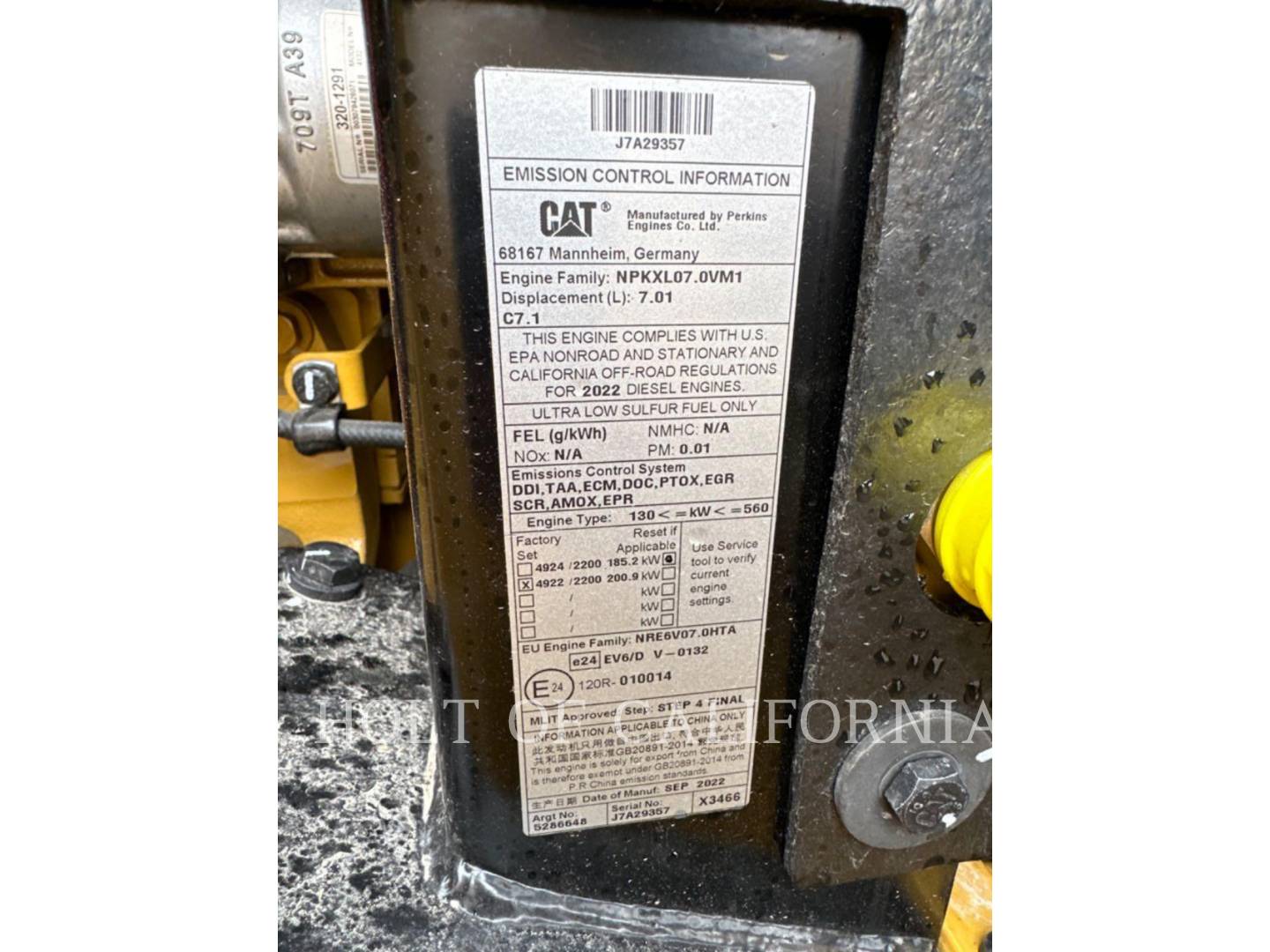 Cat 950M, Wheel Loader, 1304 hours, S/N: J1S04718, 2023 - Image 7