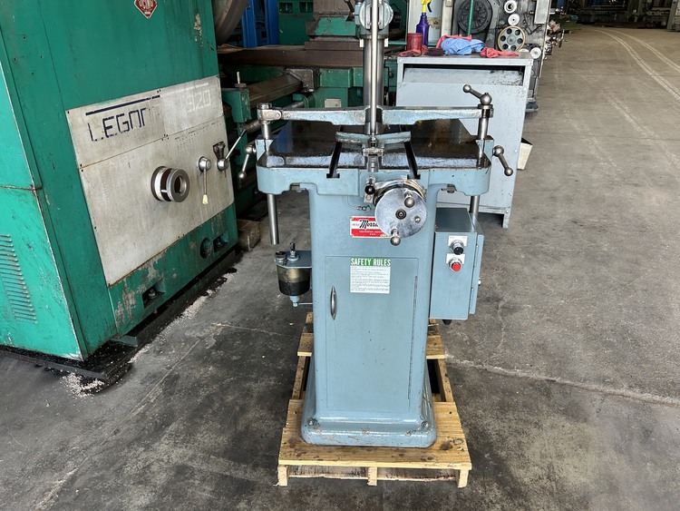 1.25" Morrison #K, keyseater, 9" stroke, 1.25" x 24" table, clamp bar, centering vee, 2 HP, 1989 - Image 7