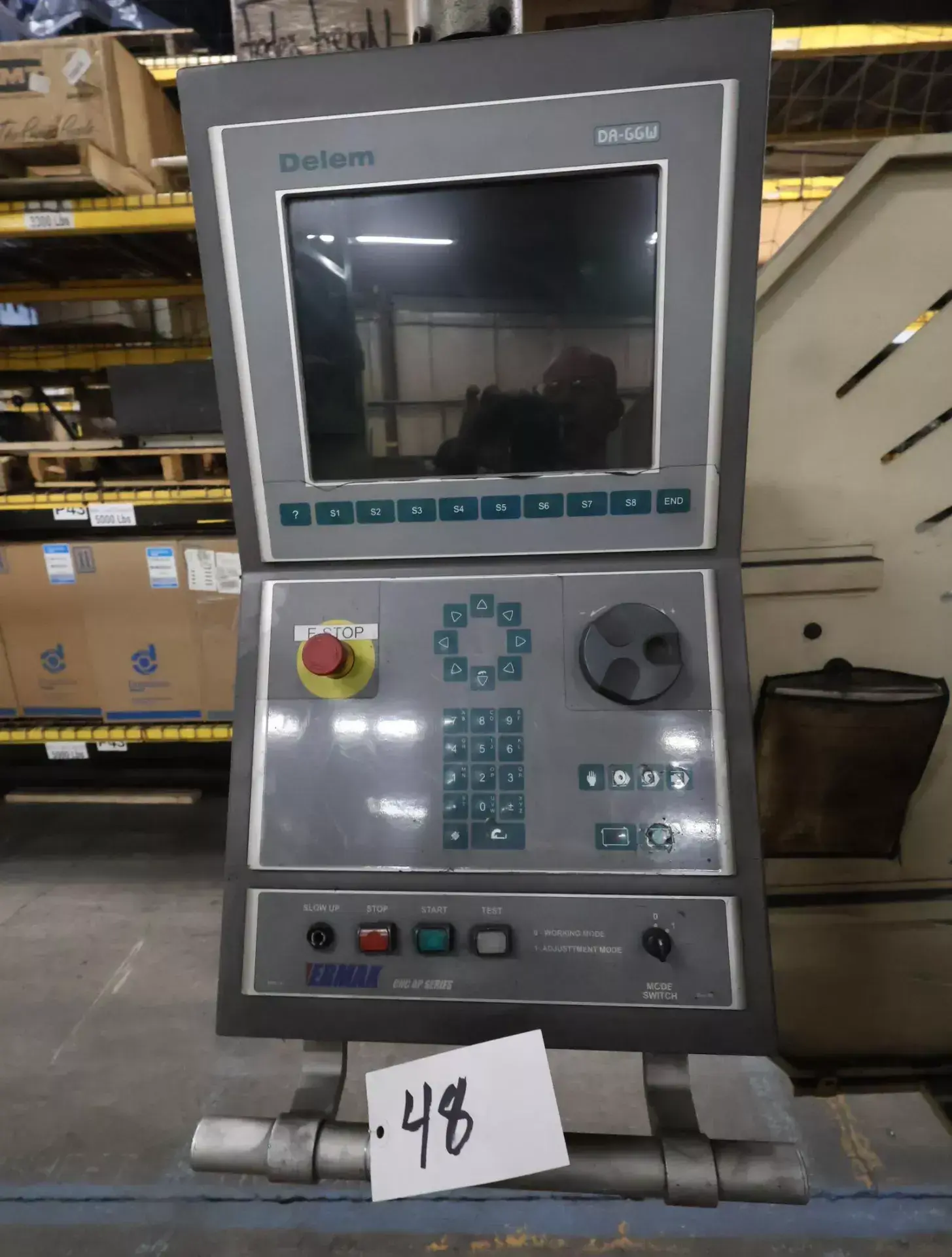 132 Ton, Ermak #CNCAP8X132, CNC hydraulic press brake with 4-Axis CNC back gauge, 8' overall, 82" between - Image 5