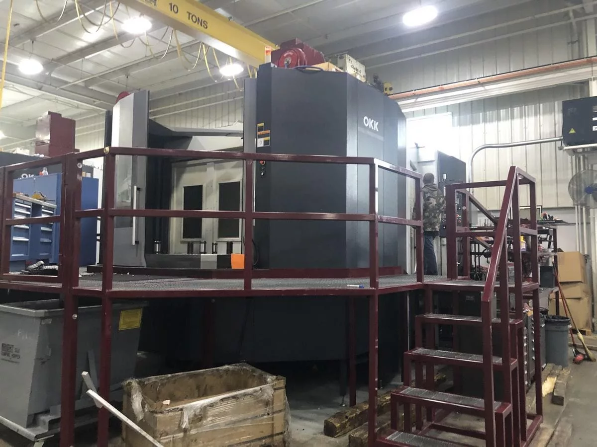 OKK #HM1250S, horizontal machining center, 49.2" x 49.21" pallet, 66.93" X, 55" Y, 48.8" Z, 8000 RPM, 60 - Image 1
