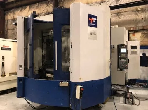 Tong-Tai #HB-630, horizontal machining center, 24.8" x 24.8" pallet, 41.3" X, 33.5" Y, 38.2" Z, 10000 RPM, 60 - Image 3