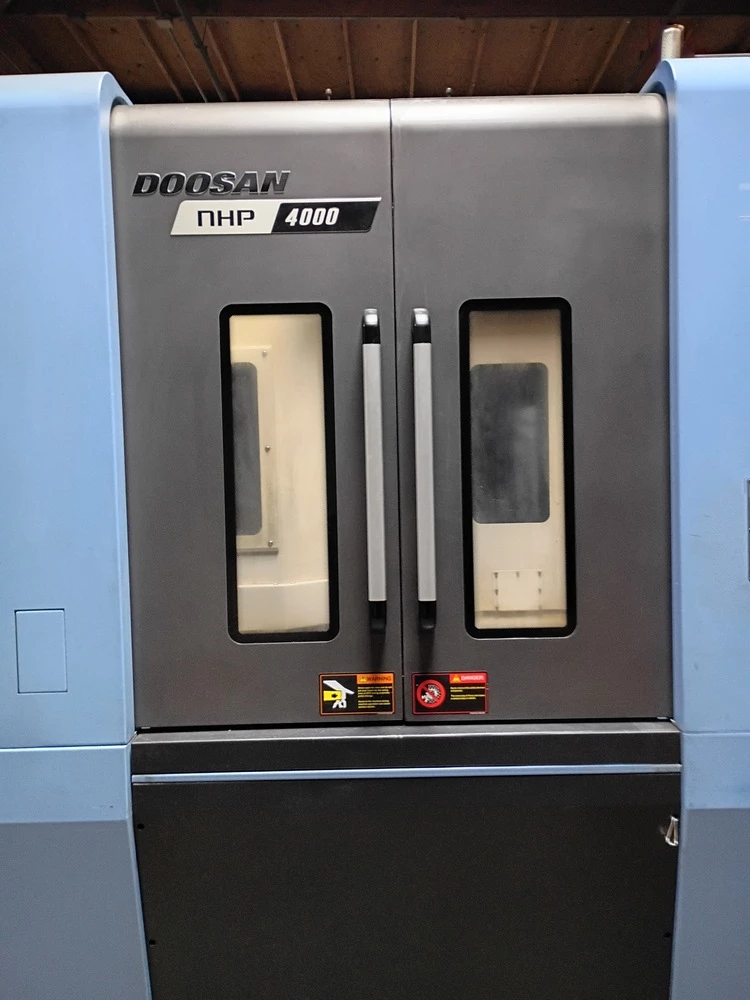 Daewoo Doosan #NHP-4000, horizontal machining center, 15.7" x 15.75" pallet, 22" X, 25.2" Y, 26" Z, 15000 - Image 3
