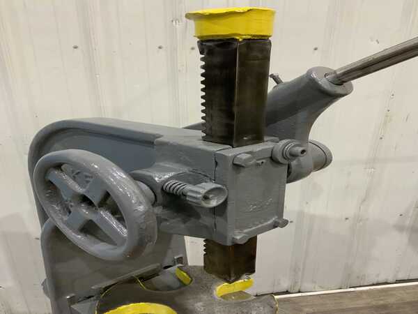 12 Ton, Dake #4, arbor press, 10 throat, 20" work diameter, 5-1/4" arbor diameter, adjustable table height - Image 8