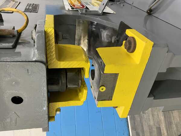 6" x 6" x 1/2" Scotchman #9012, hydraulic ironworker, 90 ton, 7-1/2" throat, 7.5 HP, 37 SPM, 1988 - Image 2