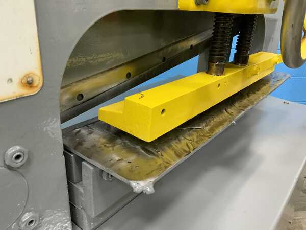 6" x 6" x 1/2" Scotchman #9012, hydraulic ironworker, 90 ton, 7-1/2" throat, 7.5 HP, 37 SPM, 1988 - Image 5