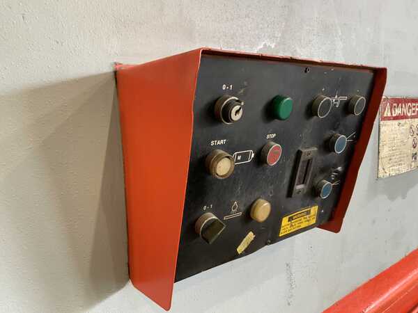 1/2" x 10' Atlantic #HDS10X1/2, hydraulic squaring shear, 18" hydraulic hold downs, 39" back gauge, 30 HP - Image 9