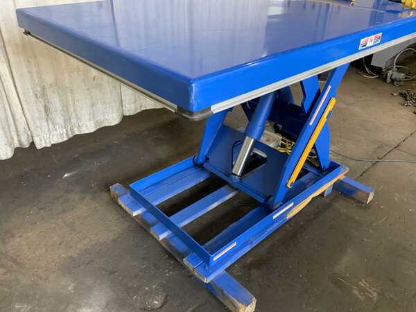 3000 lb. Vestil #EHLT-487203043, hydraulic scisor lift table, 48" x 72" table, 36" lift height, 3/4 HP, 2023 - Image 2