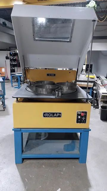 32" Rolap #BM-32, single sided lapping machine, 3 ring, serrated cast iron plate, 208 V., 1-Phase, 1.5 HP - Image 1