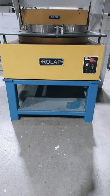 32" Rolap #BM-32, single sided lapping machine, 3 ring, serrated cast iron plate, 208 V., 1-Phase, 1.5 HP - Image 2