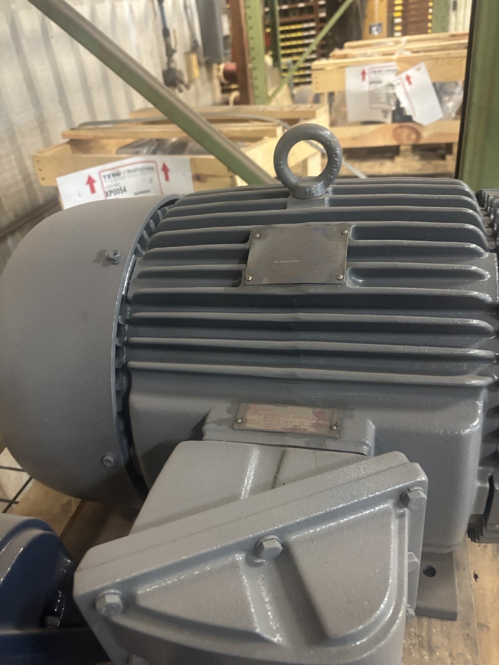 25 HP 1800 RPM Teco, Frame 284T, explosion proof, 230/460 Volts, refurbished - Image 1
