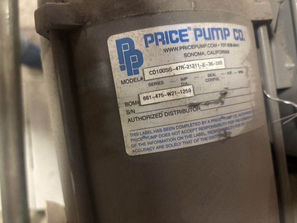 2 HP 3600 RPM Baldor, Frame 145TC, 230/460 Volts - Image 2