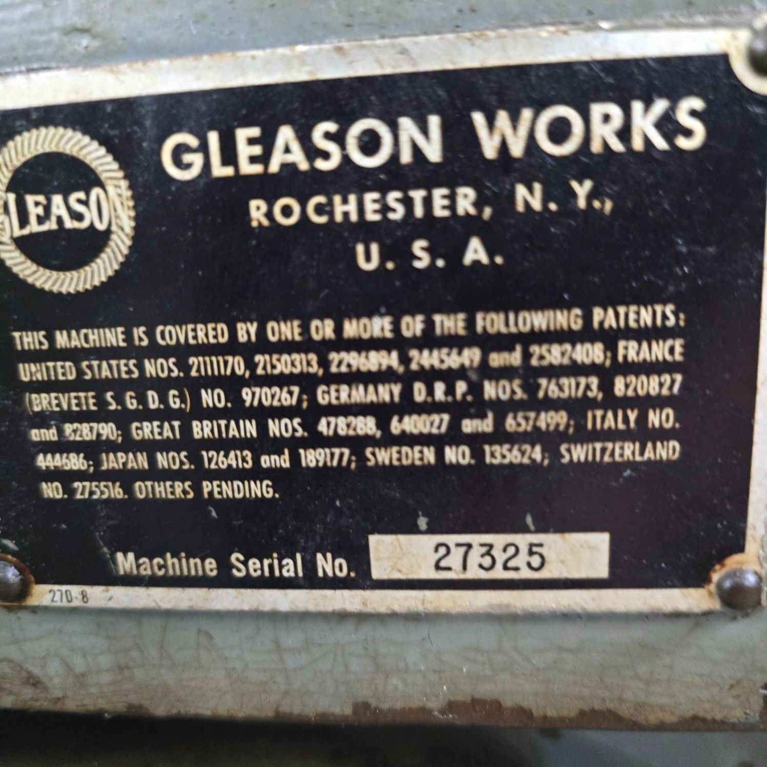 Gleason #4, Universal Gear Tester, 6.75" max. gear diameter, 0°-180° angular range, 800 RPM spindle - Image 7