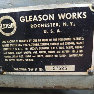 Gleason #4, Universal Gear Tester, 6.75" max. gear diameter, 0°-180° angular range, 800 RPM spindle - Image 7