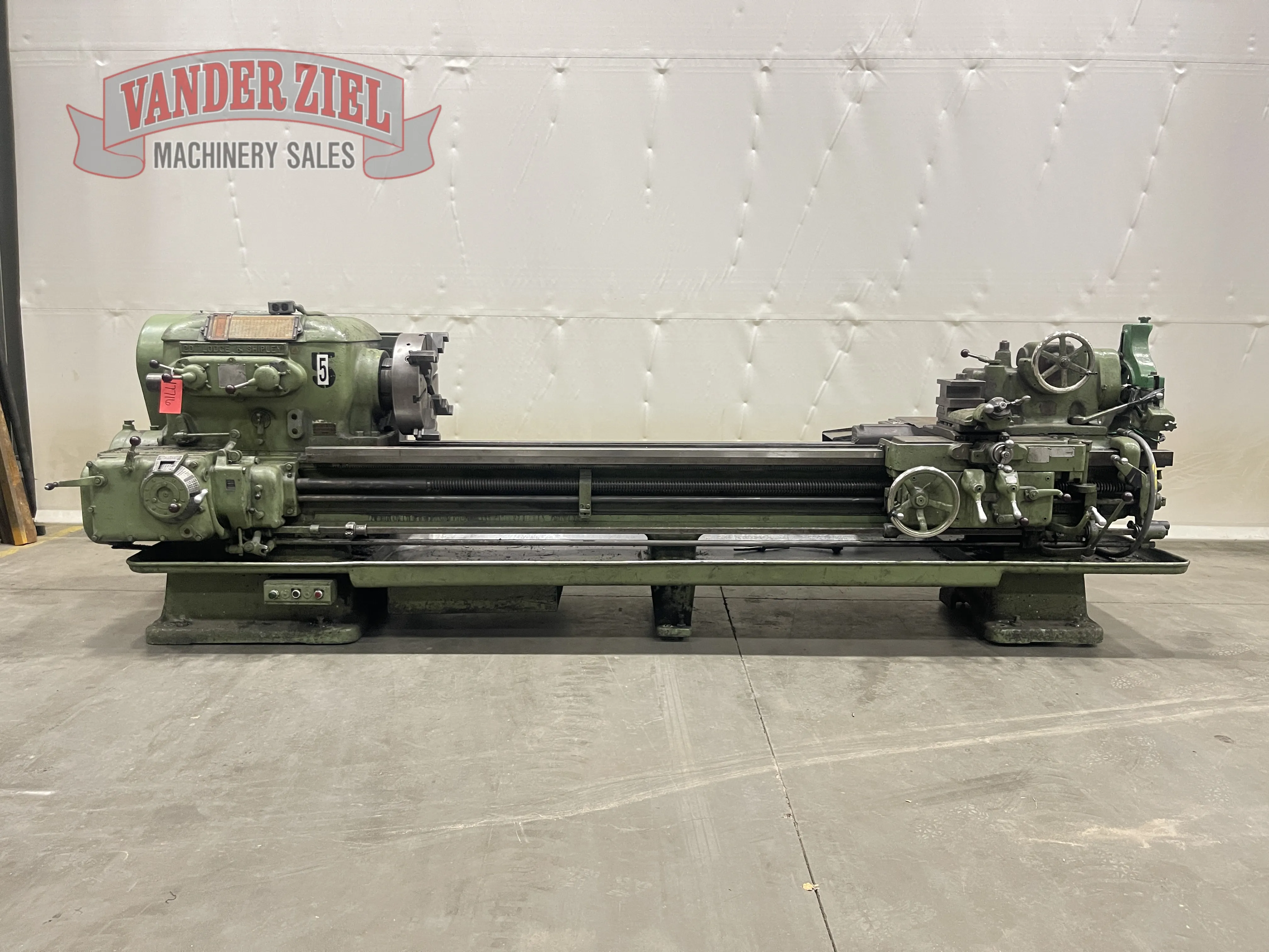 24" x 105" Lodge & Shipley, Engine Lathe, 18" 3-jaw chuck, 9-500 RPM - Image 1