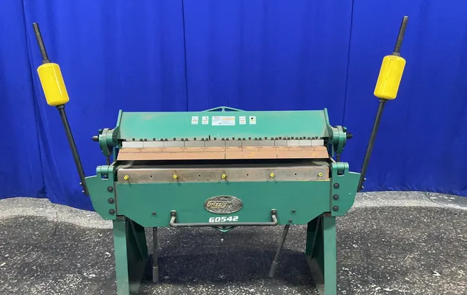 14 gauge x 4' Grizzly Industries #G0542, Pan & Box Brake, 49" Max bend, 2016 - Image 1
