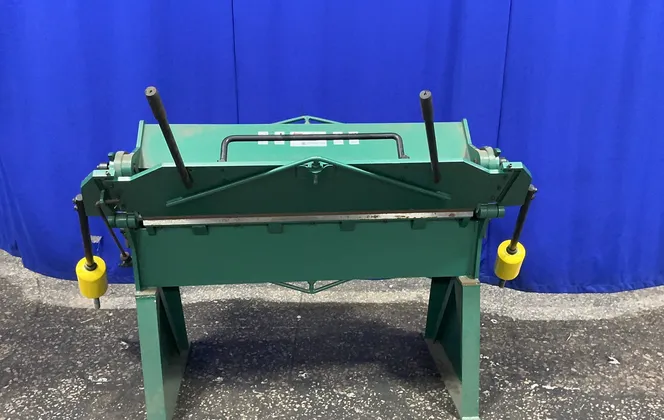 14 gauge x 4' Grizzly Industries #G0542, Pan & Box Brake, 49" Max bend, 2016 - Image 3