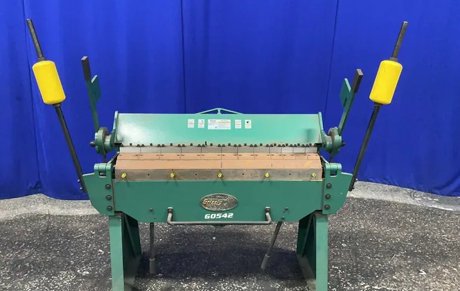 14 gauge x 4' Grizzly Industries #G0542, Pan & Box Brake, 49" Max bend, 2016 - Image 4