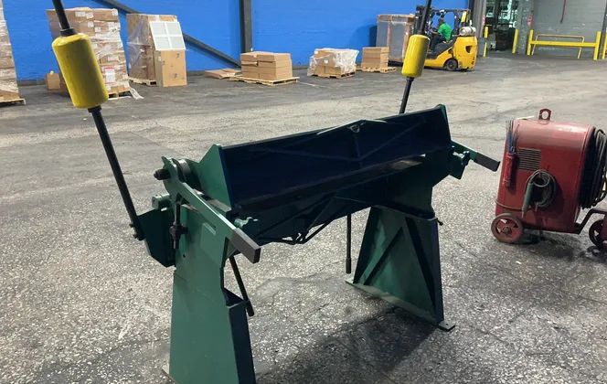 14 gauge x 4' Grizzly Industries #G0542, Pan & Box Brake, 49" Max bend, 2016 - Image 6