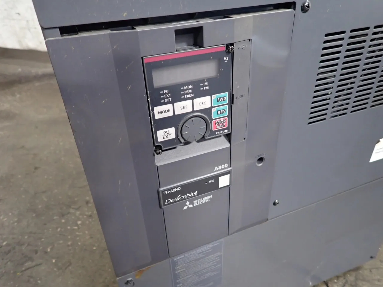 Mitsubishi #FR-A840-02160-1-U6, AC Variable Frequency Drive, 144 A, 380/500 Volts, 2016 - Image 2