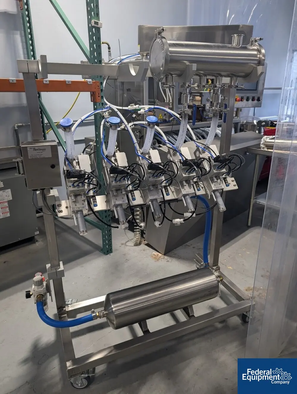 GSP Machinery #Hydropac-150, Pouch Filler, 5 pump, 2 station, Siemens Control, 2023 - Image 4