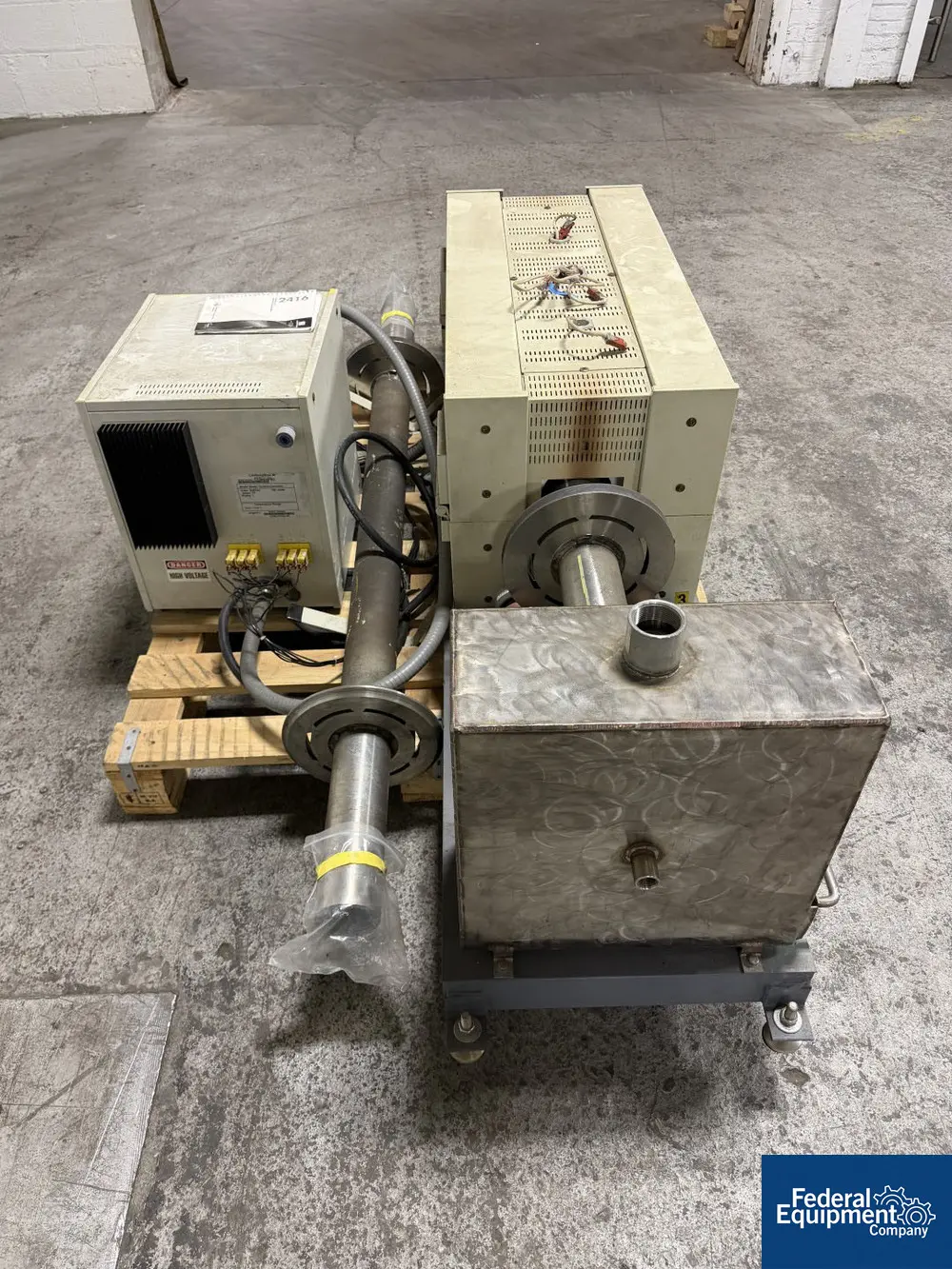 3" x 72" Lindberg #HTF5534C, Rotary Tube Calciner, 309 Stainless Steel, 1200°C, spare tube - Image 5