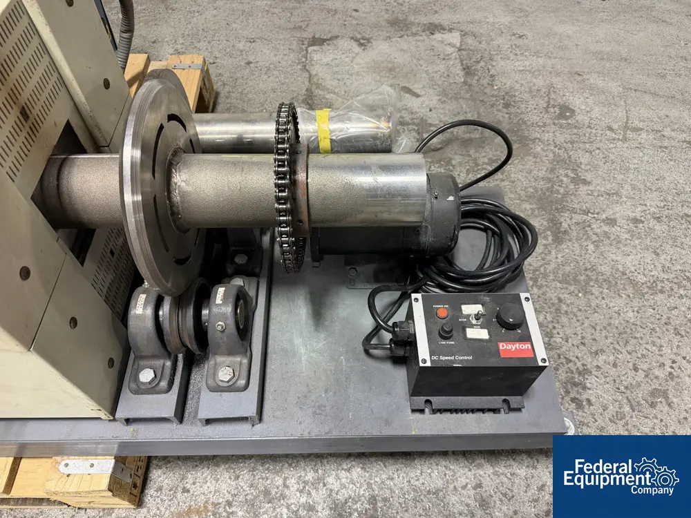 3" x 72" Lindberg #HTF5534C, Rotary Tube Calciner, 309 Stainless Steel, 1200°C, spare tube - Image 8