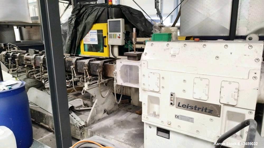 2.4" Leistritz #ZSE-60-MAXX-44D, Twin Screw Extruder, 60 mm, 1200 RPM, 10 barrel, Co-Rotating, 2018 - Image 1
