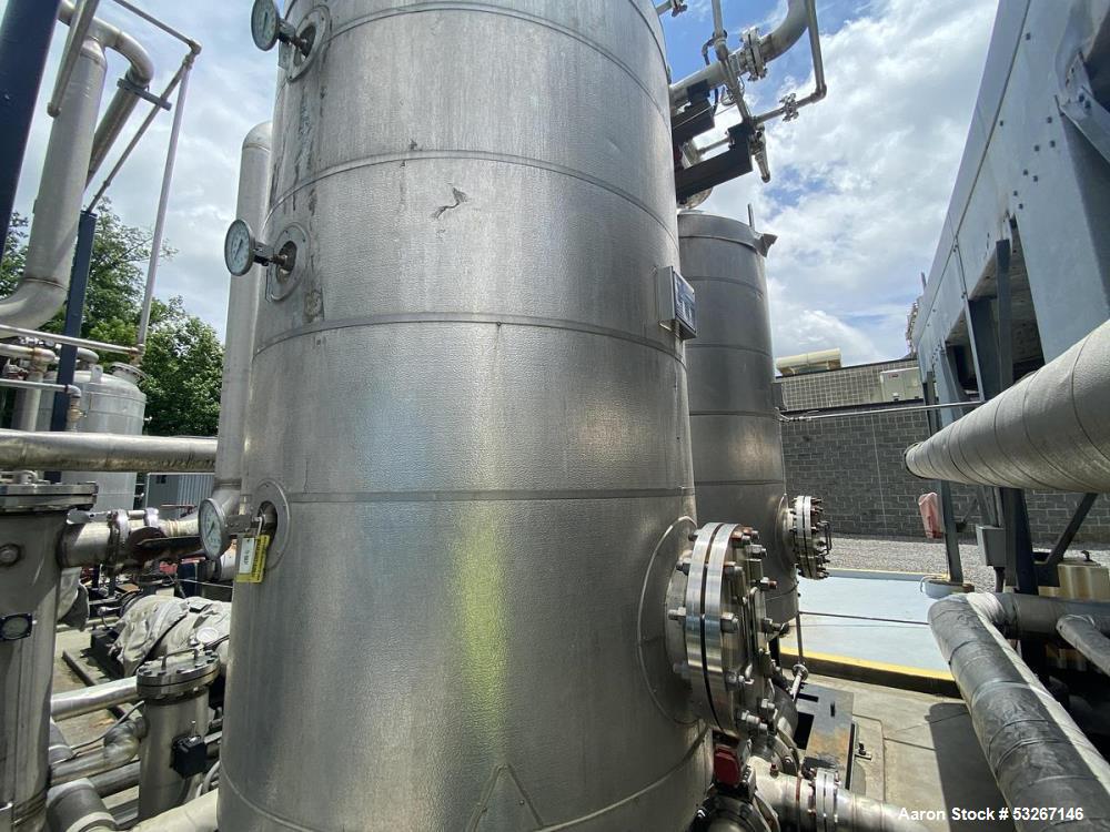 Industrial Piping, Dual Regenerative Gas Dryer Skid, 500 Gallon, 304 Stainless Steel, NB Stamped, skid mount - Image 3