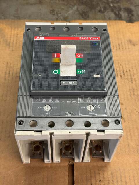 ABB SACE T5S 400 Molded Case Circuit Breaker 600V Untested Surplus - Image 2