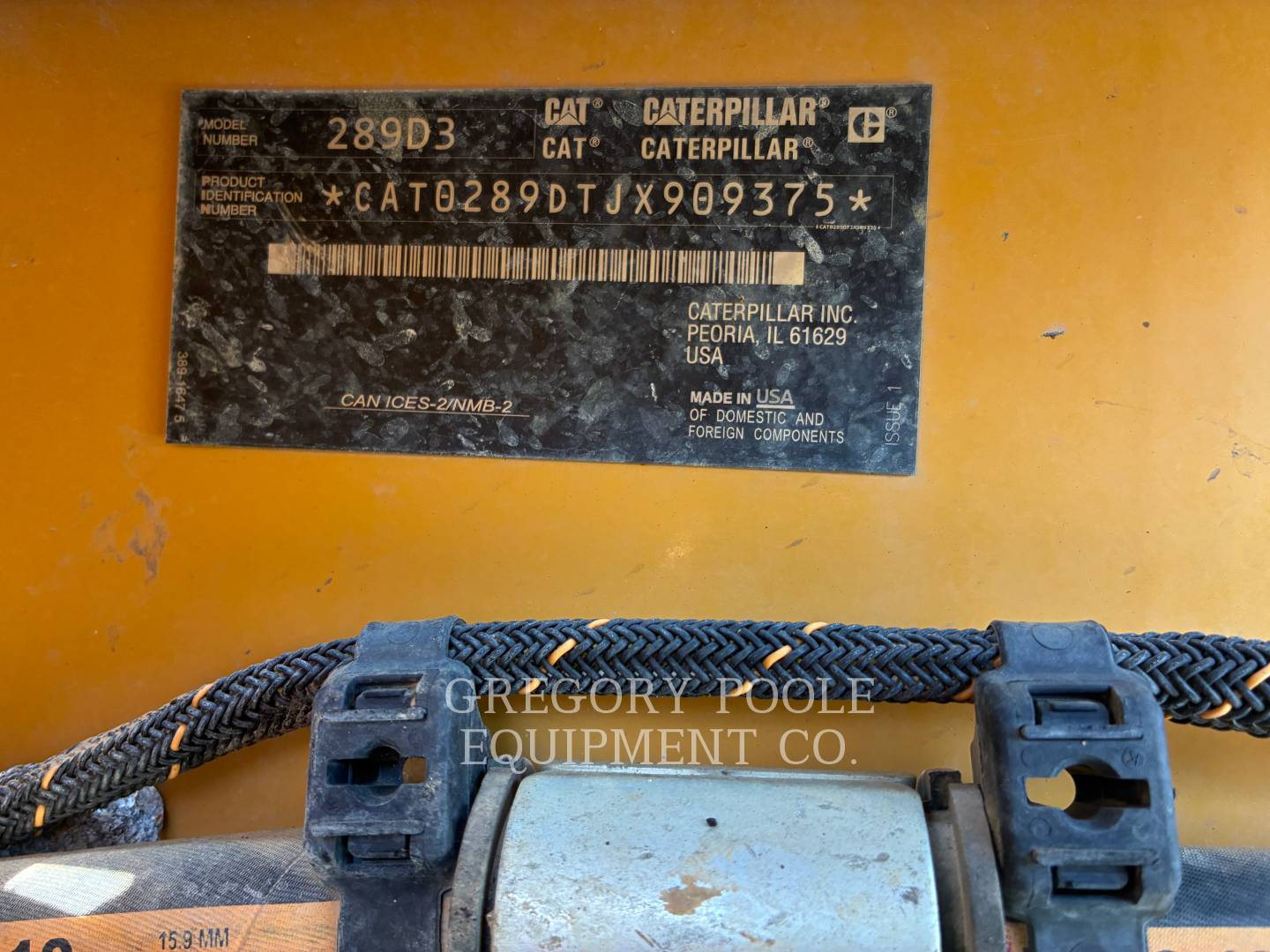 Caterpillar 289D3, 2225 hours, S/N: JX909375, 2022 - Image 5