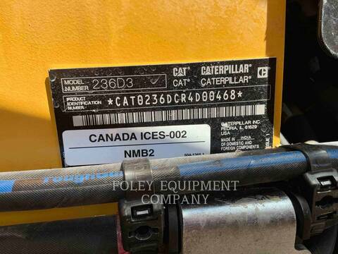 Cat 236D3STD1C, Skid Steer Loader, 2935 hours, S/N: R4D00468, 2024 - Image 5