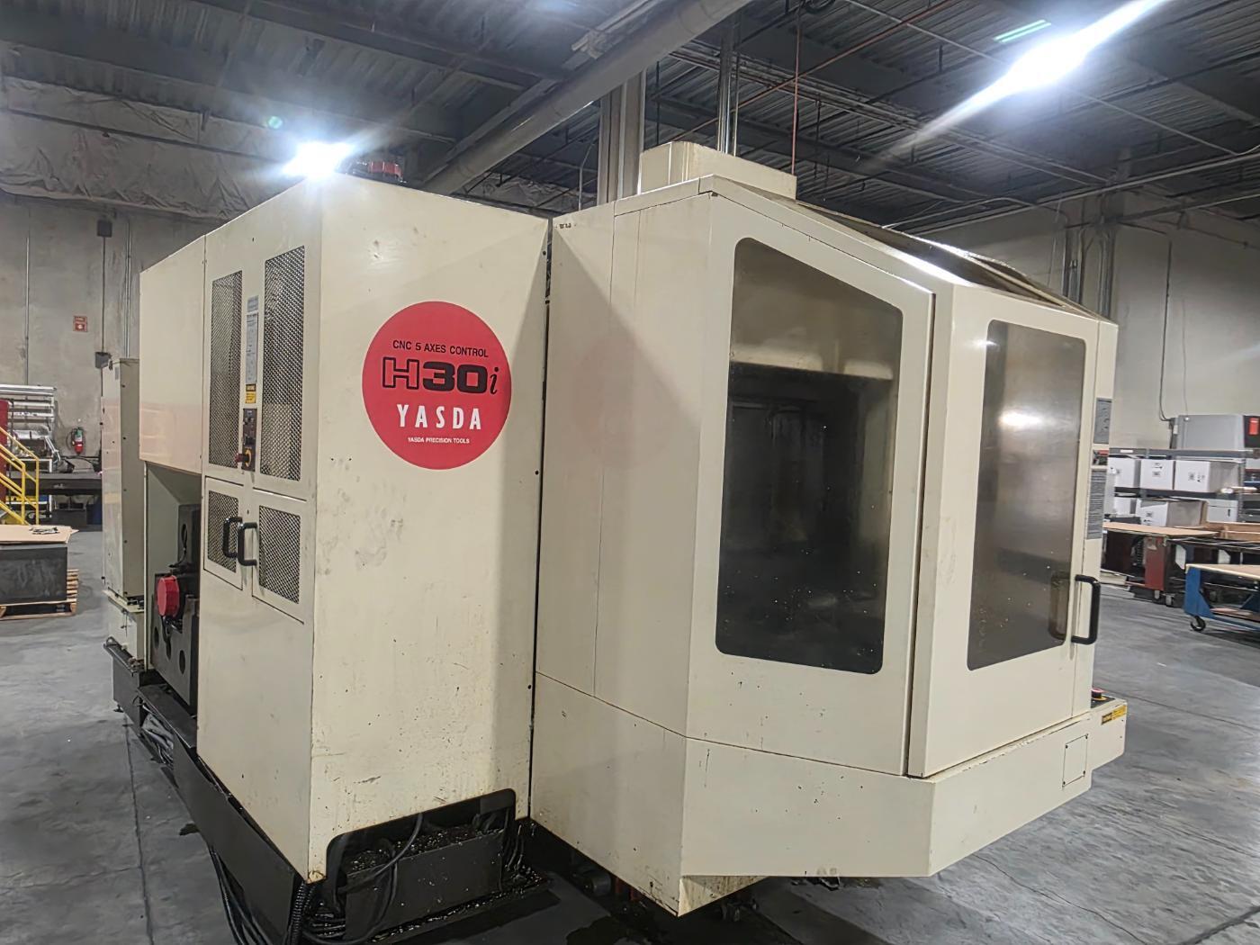Yasda #H30i, CNC horizontal machining center, 60 automatic tool changer, 25.6" X, 22.1" Y, 22.1" Z, 12000 - Image 1