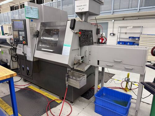 Tsugami #SS32, CNC swiss lathe, 1.25" capacity, 7-Axis, 12' Edge Patriot 338 barfeed, Fanuc 31i-B, LNS chip - Image 2