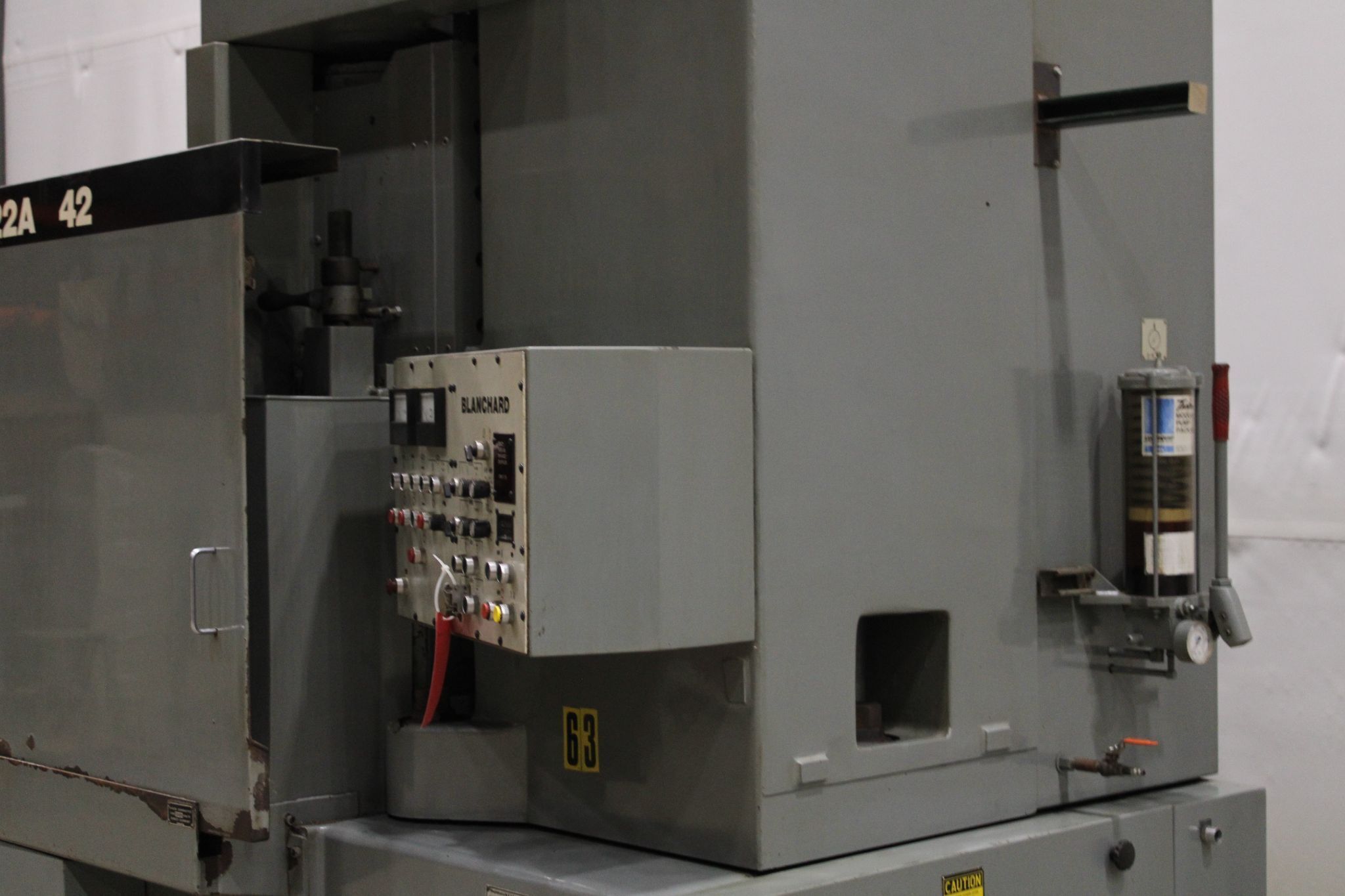 Blanchard #22A-42, rotary grinder, 24" vertical travel, 50 HP, 1994 - Image 9