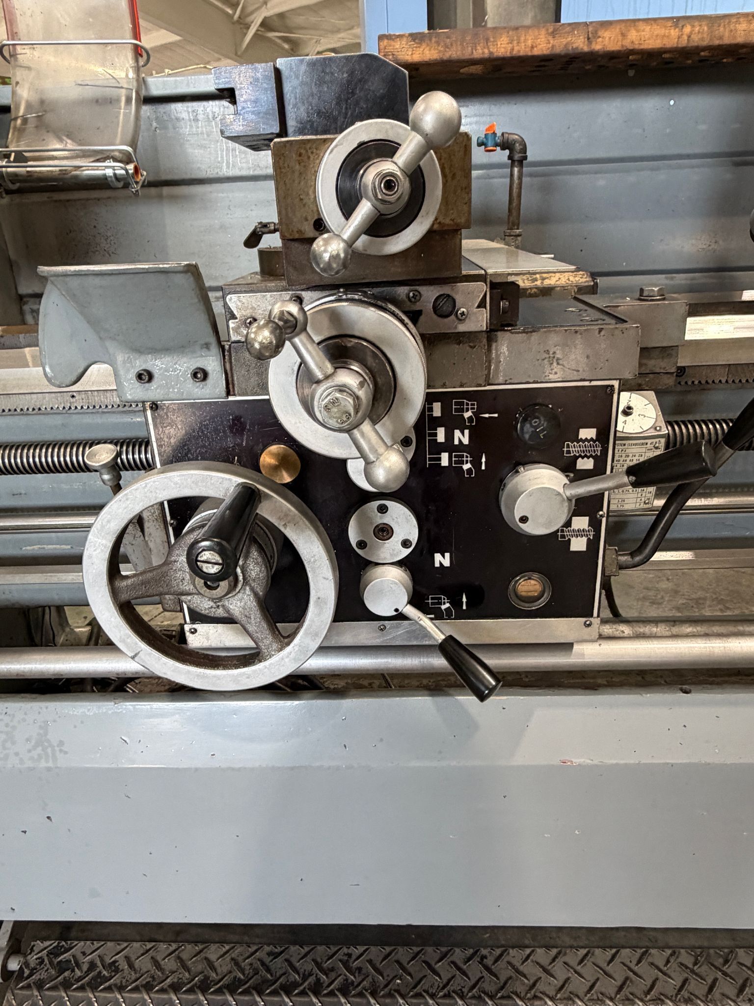 17" x 60" Sharp #1760K, manual lathe, 1800 RPM - Image 8
