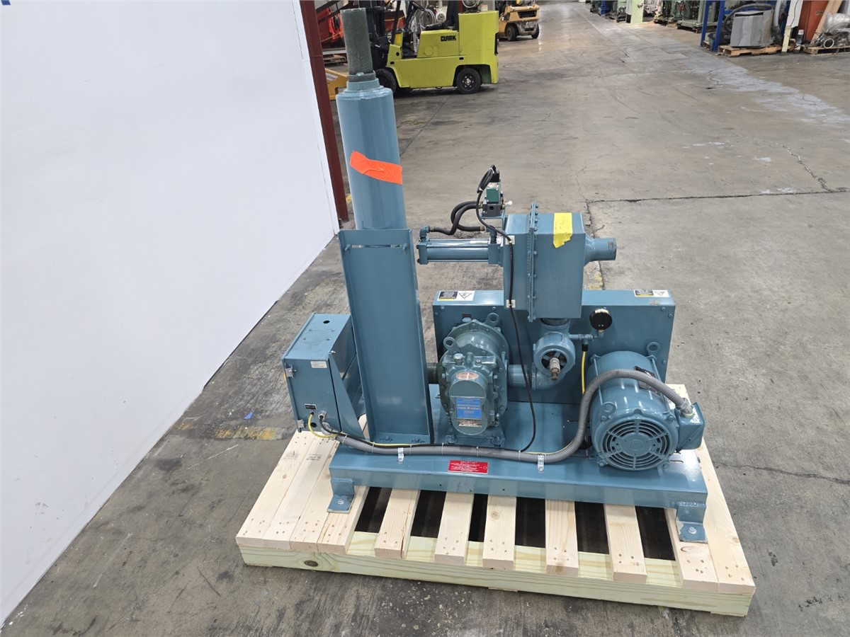 Roots #45-U-RAI-DSL, rotary lobe blower, 7.5 HP Marathon motor, 1766 RPM, 460 V., 3 Ph., Una Dyn package - Image 2