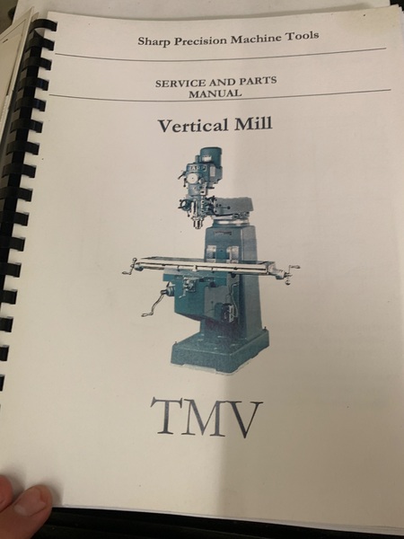 Sharp #TMV, CNC vertical mill, 10" x50" tbl., 3 HP, 35" X, 16.3" Y, R-8, Acu-Rite MillPwr 3-Axis Control - Image 9