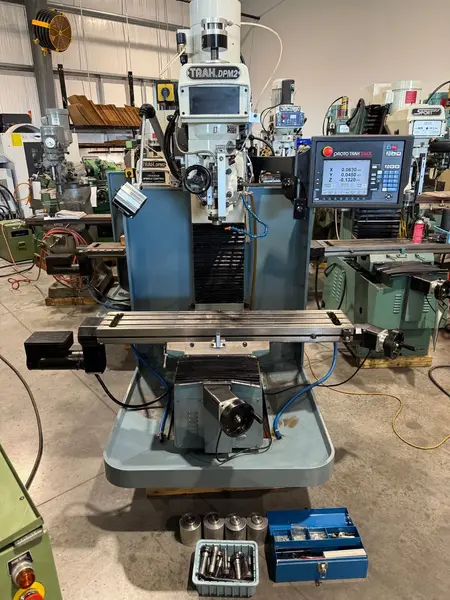 Trak #DPM-SX2P, 3-Axis CNC bed mill, 9" x49" tbl, 31" X, 16" Y, 27" Z, 40-5000 RPM, R-8, ProtoTrak SMX - Image 2