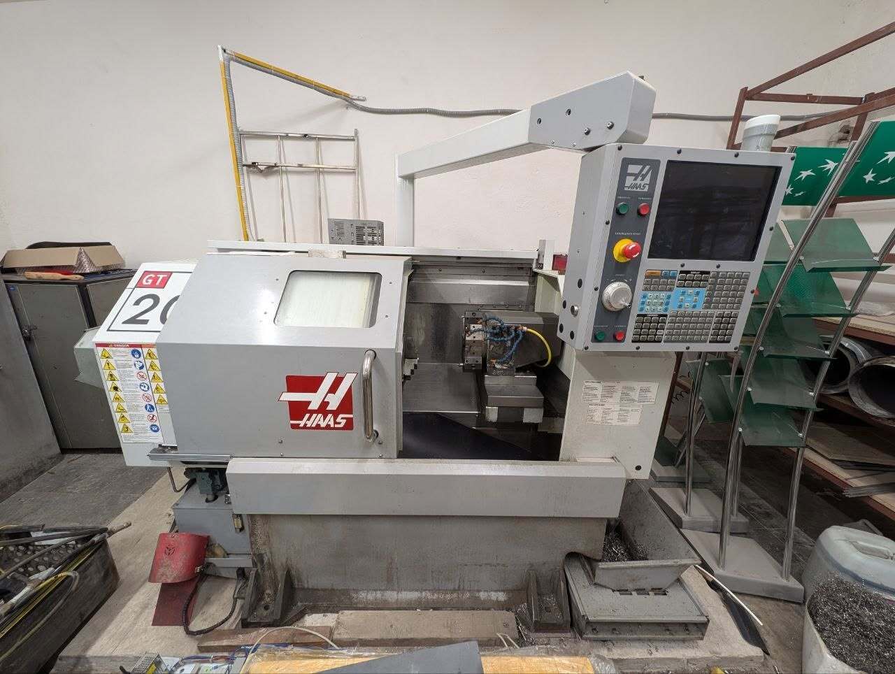 Haas #GT-20, CNC Lathe, 13" swing, 12" machining length, 11" turning diameter, 8" chuck, 3" bar, 20 HP, 3,000 - Image 1