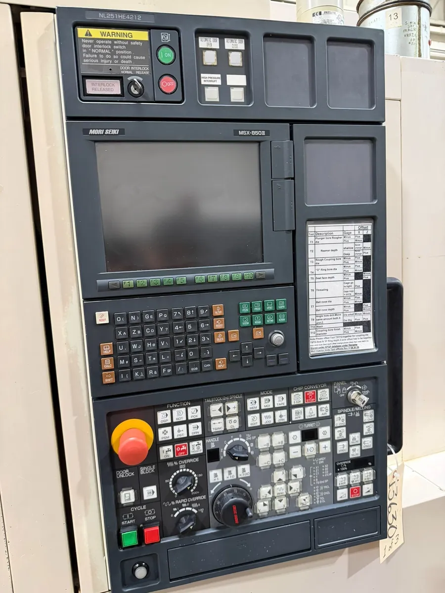 Mori Seiki #NL2500Y/700, CNC Lathe, 36.4" swing, 27.55" turning length, 14.5" turning diameter, 10.2" X, 3.9" - Image 2