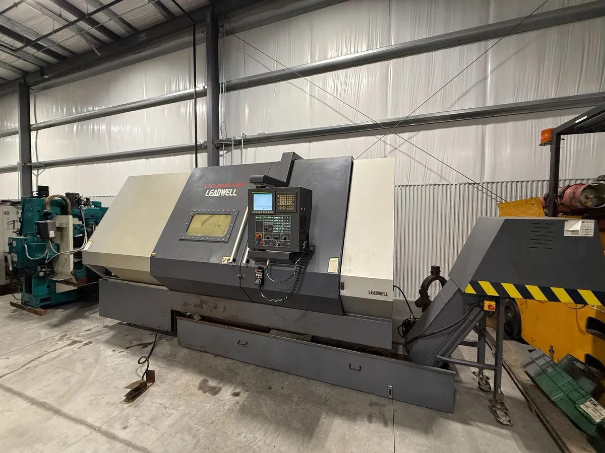 Leadwell #LTC-50B, Multi-Axis CNC Lathe, 35" swing, 27.55" socs, 17.9" X, 40.2" Z, 15" chuck, 4.6" bar, 60 - Image 1