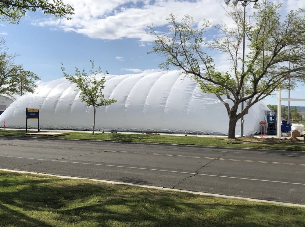 120' x 60' x 28' Arizon Building Systems Air Dome (Permanent Structure) - 7200 sqft. 60' x 120' - 28' - Image 1