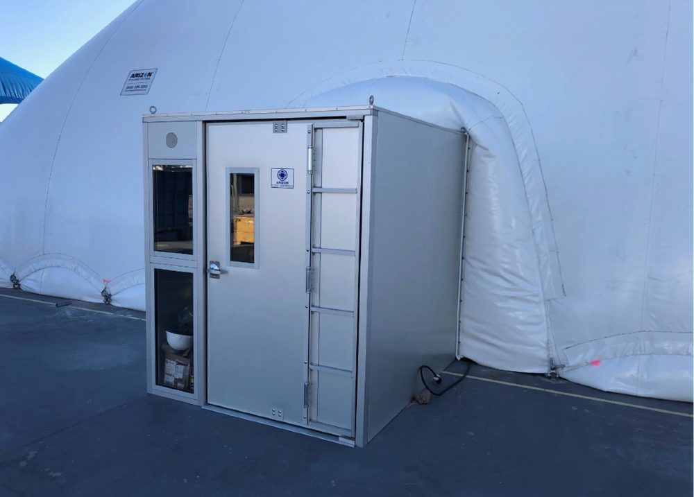 120' x 60' x 28' Arizon Building Systems Air Dome (Permanent Structure) - 7200 sqft. 60' x 120' - 28' - Image 3