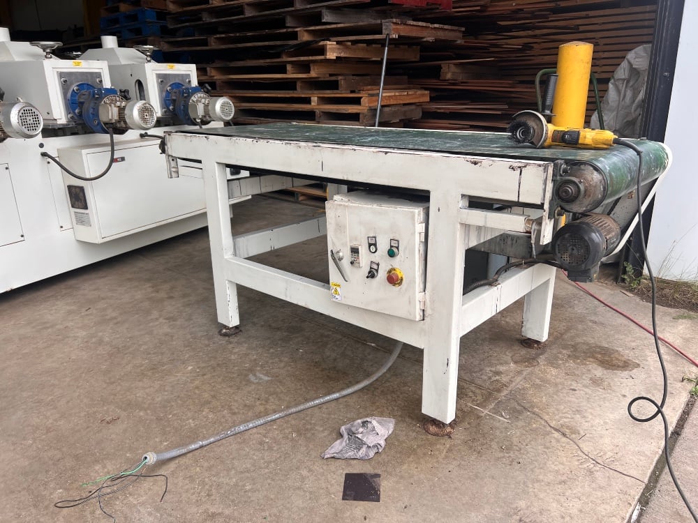 Stanza #STM, UV Finishing line, 24" roll coat, wipers, UV oven - Image 6