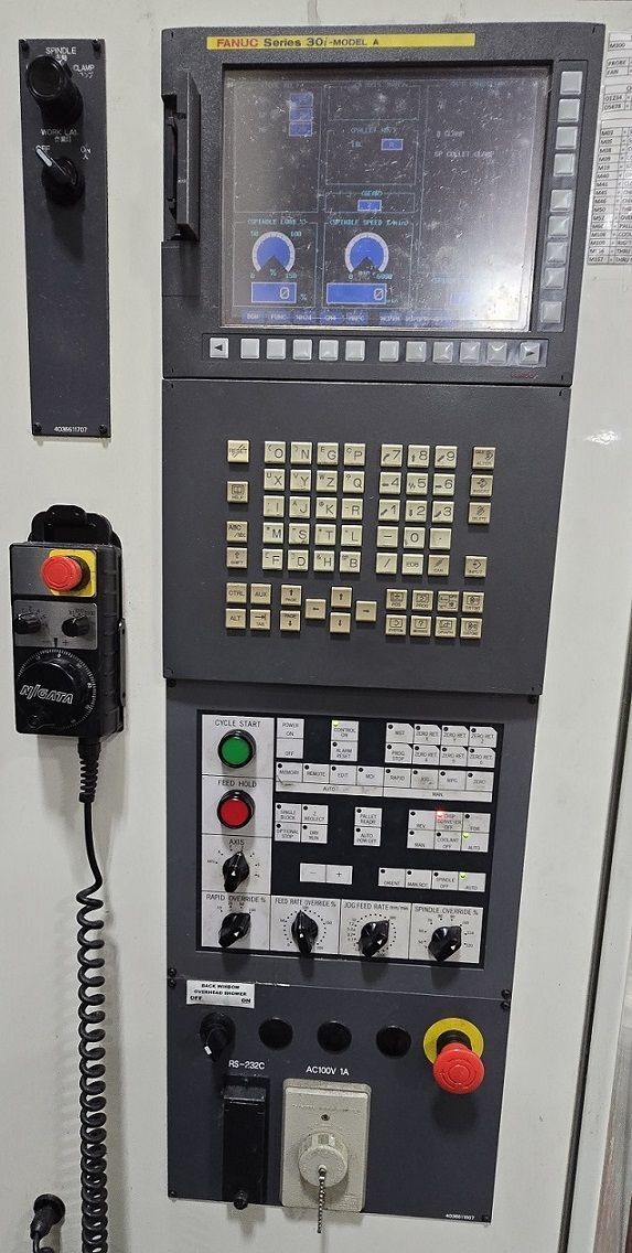 Niigata #HN63D, CNC horizontal machining center, 90 automatic tool changer, 39.4" X, 34.2" Y, 30.7" Z, 6000 - Image 3