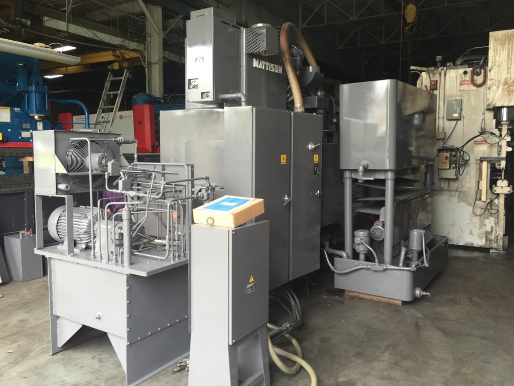 Mattison #24, Rotary Table Surface Grinder, 56" swing, 24" max. work height, 42" chuck diameter, 50 HP, 6-28 - Image 3