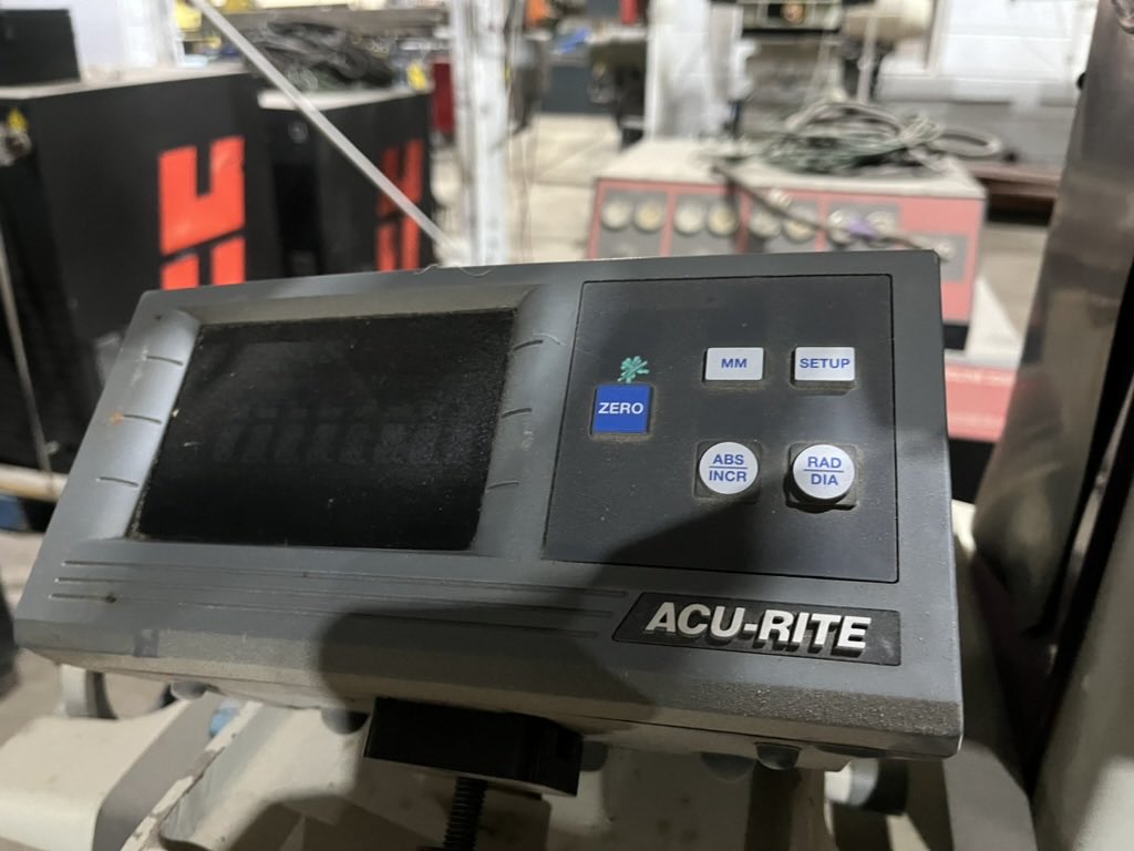 6" x 12" Harig/Bridgeport #612, Precision Surface Grinder, 1.5 HP, 3480 RPM, Accu-Rite digital read out, dust - Image 5